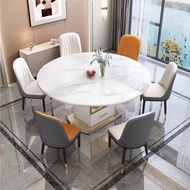 [Sg Sellers]Sintered Stone Table stain and wear resistant Marble Dining Table dining table set Marble Dining Table Dining Room Furniture Scratch Resistant High Temperature