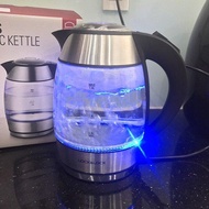 Bình đun nước siêu tốc Lock EJK418SLV - Thân bình thủy tinh - Dung tích 1.8 lít - Bảo hành 12 tháng