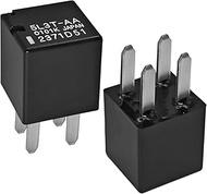 Relay 5L3T-AA 2Pcs (Pack of 1) - 4 Pins12VDC 20A Automotive Oil Pump Starting Relay