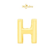 MASDORA 916 Gold Beads Bead Emas ~ Alphabet 3D - H (EMAS 916/22K)