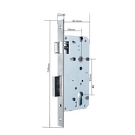 【Thriving】 2885 3085 4085 4585 5085 6085 7085 Lock Body Mortise For Aluminum Door Smart Lock 1 Order