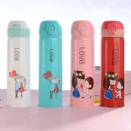 TERMOS KANCING GLASS LOVE / BOTOL KACA BPA FREE termos  stainless mini termos air pana termos es jum