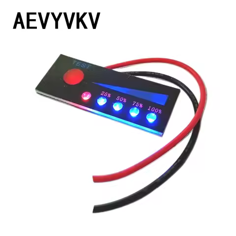 1S 2S 3S 4S 5S 6S 7S 4.2V-29.4V Lithium Battery Li-po Li-ion Capacity Indicator Board Power Display 