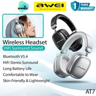 Awei AT7 Wireless Headset HiFi Surround Sound Headphone Bluetooth Headset Awei Earphone Wireless Hea