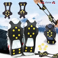 TOSE Ice Claw, Spike 10 Teeth Ice Gripper Spike,  Universal Anti-Slip Shoe Covers For Shoes