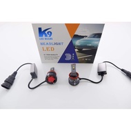 [3 Year Warranty ] K9 LED Bulb 6500k H1 H3 H4 H7 H11 9006 waterproof