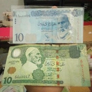 uang asing uang kuno 10 dinar libya uang riyal arab