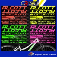 ALCOTT BICYCLE STICKER SHIMANO ALCOTT STICKER / SB10