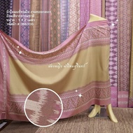 Silk Sarong Real Natural Color 6 Bunches With Crabs Size 1x2 Meters Pink Code L1-NY-3NA006