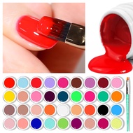 36 Color Gel Nail Polish Nail Art Pigment Set UV Gel Builder Polish