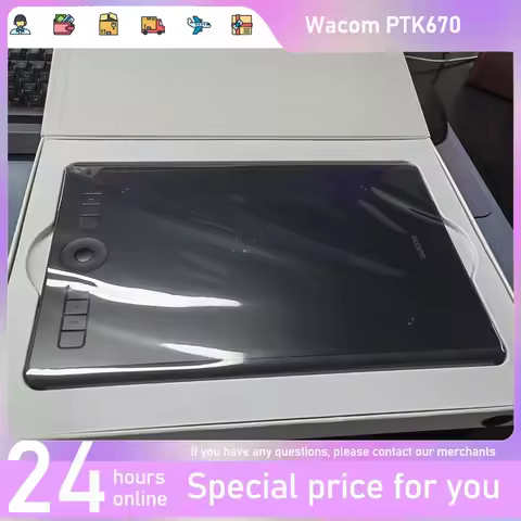 Wacom PTK670 Intuos Pro Digital Drawing Graphic Tablet Upgrade PTK660 Professional Sketch Board