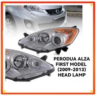 Perodua Alza 2009 Year Front Head Lamp Light Lampu Depan Besar