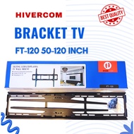 Hivercom FT-85 FT-100 Wall TV Bracket FT-120 LED LCD TV 42-120 Inch Strong Iron