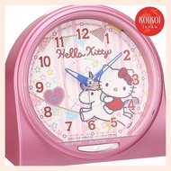 Seiko clock alarm clock character pocket monster white pearl 130 × 127 × 71mm CQ422W