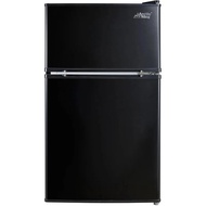 Arctic King 3.2 Cu Ft Two Door Mini Fridge With Freezer, Black, E-star, Arm32d5abb