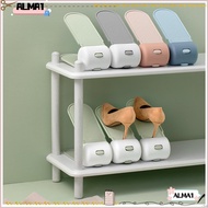 ALMA Shoe Rack, Space Savers Adjustable Double Stand Shelf,  Double Layer Plastic Durable Cabinets Shoe Storage Home
