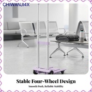 [chiwanji4x] Adjustable Handle Four-Wheel Cart Carrier Strap Foldable Cart for Shopping