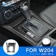 Carbon Fiber Mercedes Benz W204 C Class C200 C300 C250 Accessories Interior Trim Car Gear Shift Pane