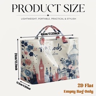 1pc Telbreak London Landmarks Tote Bag Suitable For Short Trips, Picnic & Commute - Lightweight Fold