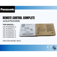 PANASONIC REMOTE CONTROLLER (ACXA75C03590)