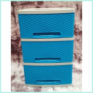 3layer Native Rattan Durabox Durable Plastic Rattan Drawer Home and Wardrobe Organizer Storage Box