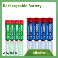 AAA 8800mAh and AA 9800mah Alkaline Rechargeable Battery 1.5V Batteries