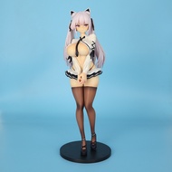 New Beautiful Girl Figurine Standing Shy Alvina Figurine Uniform Bunny Girl Case Ornament