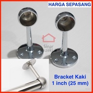 promoESL Bracket Kaki Bulat 1” inch / Braket Pipa Gantungan Gantung