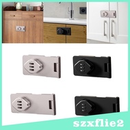 [Szxflie2] Cabinet Door Lock File Cabinet Lock with Screws Household Cupboard Drawer Lock