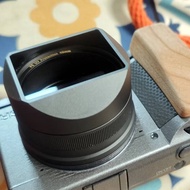 Metal Square Lens Hood Lens Shade for Ricoh GR III GR IIIX GR3 GR3x Support Standard Filters