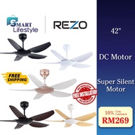 【FREE INSTALLATION+FREE SHIPPING】Rezo Zetta 56”/42” DC Motor R/C Ceiling Fan