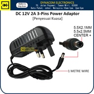 DC12V 2A 3-Pins AC-DC Power Adapter CCTV Adapter Wireless Microphone Adapter [12V 2A 3-Pin Adapter A