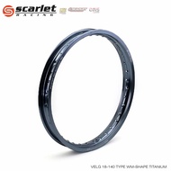 Scarlet Racing - Velg Pelak Pelek Rim Aloy Ring 18 140