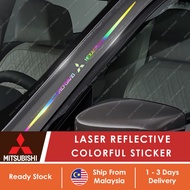 [LASER REFLECTIVE STICKER] Mitsubishi Car Accessories Accessori Bodykit XPANDER TRITON ASX LANCER ST