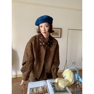 「สินค้าลิขสิทธิ์แท้」IRIS BOUTIQUE 26 Spring | IJ82579 Cottage jacket เสื้อแจ็คเก็ต กันหนาว ใส่ไปเที่