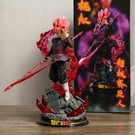 26cm Dragon Ball Super Saiyan Rose Goku Black Zamasu Collection Figure Figurine Model Statue with Li
