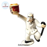 Maskot Kolonel Colonel Sanders Hold Pegang Buket Bucket Chicken Expert Whole Ayam KFC Chaki Kids Mea