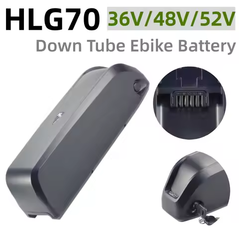 Hailong HL G70 Ebike Battery DownTube Battery 48V 15ah 17.5ah 20ah 36V 17.5ah 20ah 25ah 52V 13ah 17.