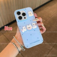 Bow 3D Lovely Puppy Polka Dot Heart Cellphone Casing For OPPO A92 A72 A52 4G A9 A5 A8 A31 2020 A7 20