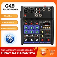 G4B Professional Audio Equipment Mixer 4-channel na may reverb effect Suportahan ang PC/PMC3/USB/Bluetooth playback Propesyonal na KTV Stage