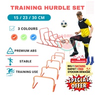5pcs/1set (15/23/30CM) football speed training hurdles set sport hurdle training equipment