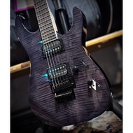 ESP LTD M-200FM Electric Guitar - See Thru Black