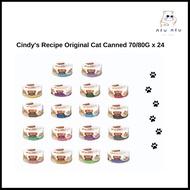 Cindy's Recipe Original Cat Canned (80G/70G x 24) Adult/Kitten