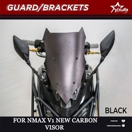 YeStar Design Carbon Visor High Quality For Yamaha Nmax V2 Motorcycle