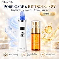 Ellen Ella Pore Care & Glow Set Blackheads Remover Retinol Serum Anti - aging