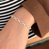 (braceletสร้อยข้อมือ) : LOGAN BRACELET SILVER925 | สร้อยข้อมือเงินแท้ สร้อยข้อมือโซ่เงินแท้ | YOUR W