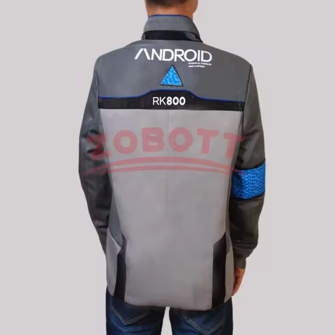 Game Detroit Become Human Cosplay Costume Connor Cosplay Uniform Men Jacket White Shirt Tie RK800 Co
