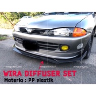 🔥READY STOCK🔥WIRA C99 PUTRA DIFFUSER BUMPER LIP SKIRT 3PC / SATRIA MDM SE / LANCER GSR EVO3 / MIVEC