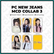 READY TERLARIS [ISI 5 PCS] PHOTOCARD PC NEW JEANS MCD COLLAB 3 ALBUM KPOP