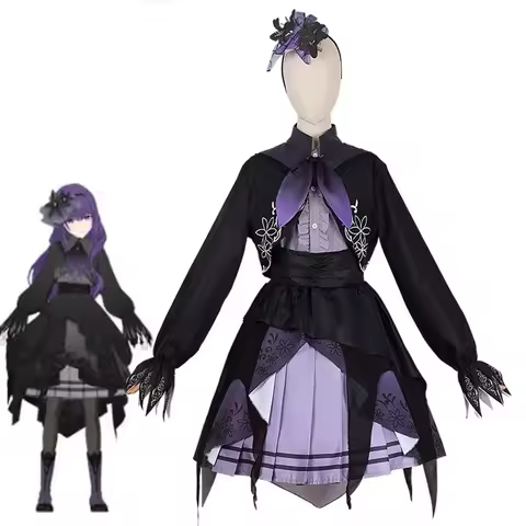 Game Asahina Mafuyu Cosplay Project Sekai Cosplay Costumes Asahina Mafuyu Lolita Suits Dress Wig Hal
